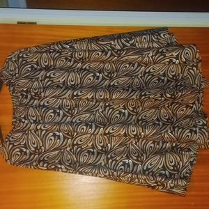 Black/Gold/Silver Skirt